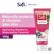 SAFI Naturals Brightening & Hydrating Facial Cleanser 100g | Blueberry Watermelon | Habbatus Sauda