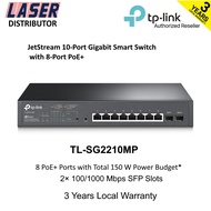TP-Link TL-SG2210MP JetStream 10-Port Gigabit Smart Switch with 8-Port PoE+