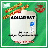 Diskon Aquadest / Aquades / Distilled Water / Air Suling - 20 Liter