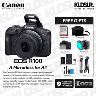[READY STOCK] Canon EOS R100 Mirrorless Camera Body with 18-45mm Lens (Canon Malaysia Warranty)
