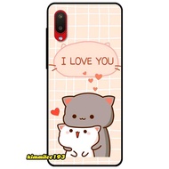 Case for Samsung A02 - A02s - A03 - A03s - A04 - A04s Two Cats Hugging I Love U