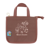 sun-star Sanrio Nylon Embroidery Cold Storage Tote Bag Lunch Family UA79389
