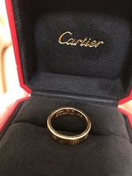 Cartier LOVE系列玫瑰金戒指 （49號）