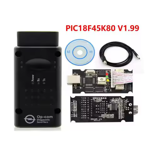 OP COM Diagnostic Tool V5 1 99 OPCOM For Opel CAN BUS OBD2 Scanner Support Firmware Update PIC18F458