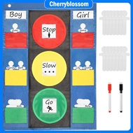 Stoplight Behavior Pocket Chart Sturdy Behavioral Classroom Learning Tool for Student SHOPCYC3280