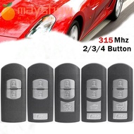 MAYSHOW Remote Car Key Parts for Car Vehicles Auto Parts &amp; Accessories 4 Button Durable 315MHz Keyless for For Mazda 3 2015-2018