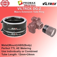 Viltrox DG-Z Macro Extension Tube Ring TTL for Nikon Zfc Z5 Z50 Z6 Z6 II Z7 Z7 II Z5 Z9