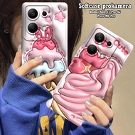 Redmi Note 13 Pro 4G Case - poco M6 Pro Silicone Pro Camera Cream Motif (DS03)