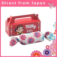 【Direct From JAPAN】Milky Peko-chan microfiber soft towel wash towel candy sweets motif kids Kawaii cute present g T42958