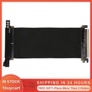 1buycart Graphic Card Extender 90° PCIE 3.0 X16 Riser Cable 20cm Length 128Gbp/s EMI Shielding Strong Compatibility for GTX1080Ti