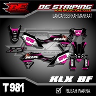 Striping Stiker Klx Bf Stiker Motor Klx Bf Se extreme Motif Keren T981