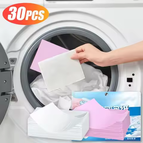 30-90Pcs Laundry Tablets Decontamination Laundry Detergent Sheet Underwear Clothes Cleaning Detergen