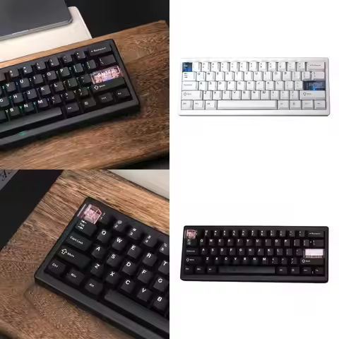 A52B Hot Swappable Wireless Keyboard QK61 V2 With Customizable And Color Effects