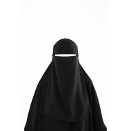 NIQAB FLAP LESS | NIQAB PONY | ELBURJ|PURNAMASARIDEEVI NIQAB ARABIC STYLE NIQAB YAMAN NIQAB HIDDEN E