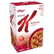 好市多代購-KELLOGGS草莓早餐脆片2包入/共1.2公斤--1單限2組-2022
