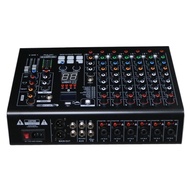 HAZ - 609 Recording Tech PRO-RTX8 - Podcasting Mixer with Bluetooth