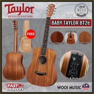 Taylor BT2e Baby Taylor Mahogany Solid Top Acoustic Electric Guitar w/Bag