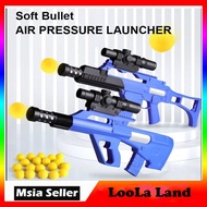 Child Soft Bullet Toy Gun Blaster Shooting Toy Manual Launcher G36C M416 AUG Outdoor play