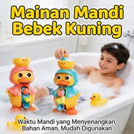 Baby Duck Fountain Toy Shower Bath Water Wheel Duck