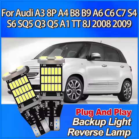 921 912 W16W T15 High Quality Backup Light 6W Reverse Lamp For Audi A3 8P A4 B8 B9 A6 C6 C7 S4 S6 SQ