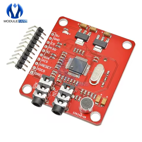 VS1053 VS1053B MP3 Module For Arduino Breakout Board With SD Card Slot VS1053B Ogg Real-time Recordi