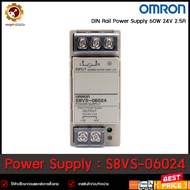 Power Supply OMRON S8VS-12024 24VDC 5A 120W 100-240VAC ยึดราง สวิทชิ่งพาวเวอร์ซัพพลาย S8VS-12024 OMR