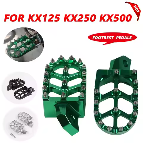Foot Pegs Footpegs Foot Rests Foot Pedals for Kawasaki KDX200 KDX220 95-05 KDX250 KX125 KX250 88-96 