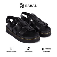 RAHAS - Docmart Casual Men's and Women's Leather Sandals Selipar Lelaki Sandal Lelaki