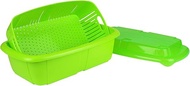 Hutzler Saver Basket fruit keeper, 2 quarts, Green