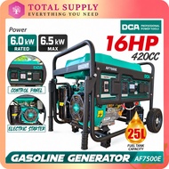 DCA AF7500E 420CC 16HP 6500W Gasoline Generator,