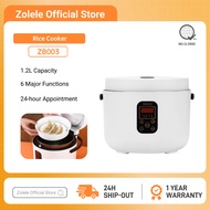 ZOLELE ZB003 Rice Cooker Smart Multifunctional Home Kitchen 2-3 People Non-Stick Pan 1.2L