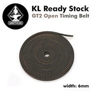 GT2 Open Timing Belt Width 6mm for 3D Printer CNC GT2 Belt Pulley