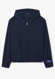 Wool Blend Flannel Hooded Jacket