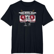 Alabama Crimson Tide vs Indiana Hoosiers CFP Rose Bowl 2026 T-Shirt