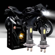 Đèn Pha LED Dành Cho Kawasaki Ninja 300 EX300 2013-2017-2 Cái Bóng Đèn H7 Trắng 6000K