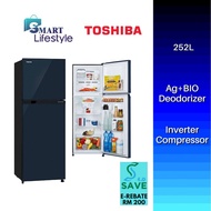 《Save 4.0》【EXPRESS SHIPPING】 Toshiba 5 Star Inverter Refrigerator GR-RT300WE-PMY / GR-RT320WE-PMY (310L) (SS) (UK)