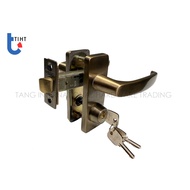 POSSE HDB BTO Bedroom &amp; Toilet Handle Lockset Entrance Lever Handle (Bedroom Door) Replacement HDB Door Lock