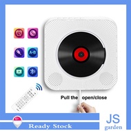 Wall-mounted CD Player Bluetooth Speaker Portable Home Audio Boombox With Remote Control FM Radio