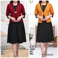 Mamabebe dress blazer scuba 9523 9525 9526 9527