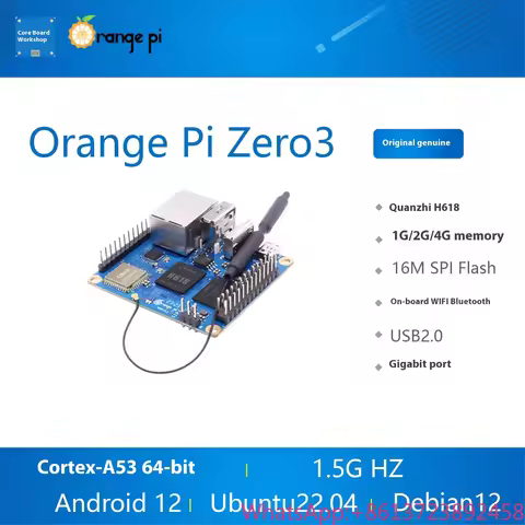 OrangePi Zero3 Development Board Allwinner H618 Orange Pi