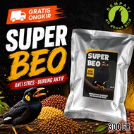 SEMPATI Pakan Super Beo Kristal Voer Pur Pakan Khusus Burung Beo Cepat Bicara Voor Pellet Makanan Ha