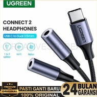 Ugreen Usb C to 2 Audio 3.5mm - Ugreen 30732 Splitter Audio Aux 3.5mm to Type C DiM
