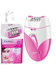 Kemei品牌KM-189A電動脫毛器女士脫毛機全身去毛從毛根除女性刮鬍刀腋下腿部比基尼私密處毛髮清潔機
