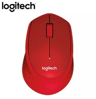 logitech羅技M331無線靜音滑鼠/ 紅