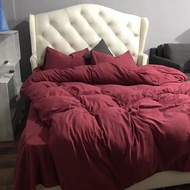 Tici Cotton duvet cover set (Red)
