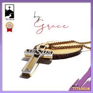 Titanium Cross Necklace Jesus Cross Pendant Cross Necklace