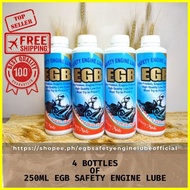 ♞[FREE SHIPPING!] 4 Bottles 250ML EGB Safety Engine Lube