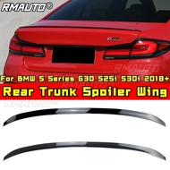 For BMW 5 Series G30 525i 530i Rear Trunk Wing Rear Trunk Spoiler for BMW 5 Series G30 525i 530i 201