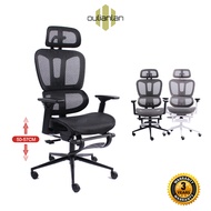 Oulianlan Ergonomic Office Chair Full Mesh Computer Chairs Black Gaming Chair With Footrest