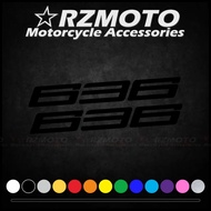For Kawasaki 636 ZX-6R  Motorcycle Sticker Car Decoration Fuel Tank Engine Logo Fairing Windshield H